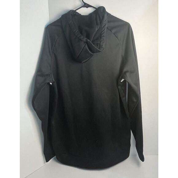 NIKE MENS LARGE HOODIE DRI-FIT THERMA BLACK GRAFFITI HOODED SWEATSHIRT CJ5163 - Picture 7 of 9